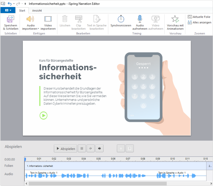 Text to Speech-Software iSpring Suite