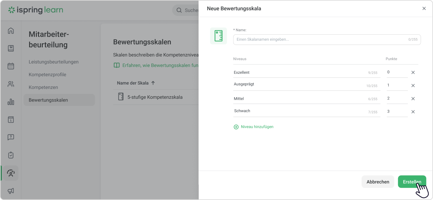 Kompetenzmanagement mit iSpring Learn