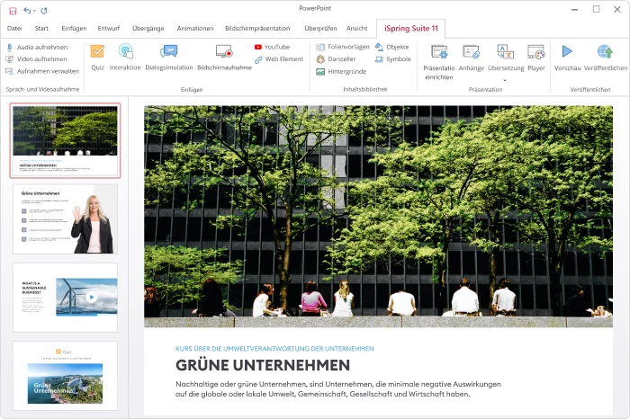 iSpring Suite Umfrage-Software