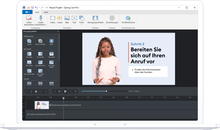 iSpring Cam Pro E-Learning Software für Unternehmen