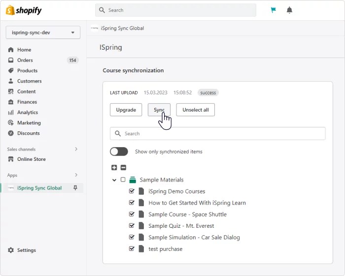Online-Kurs erstellen und verkaufen mit iSpring Learn und Shopify Online-Kurs erstellen und verkaufen
