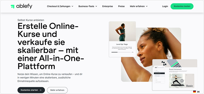 ablefy Online-Kurs mit ablefy erstellen
